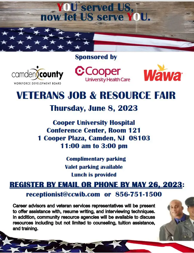 Veterans Job & Resource Fair flier